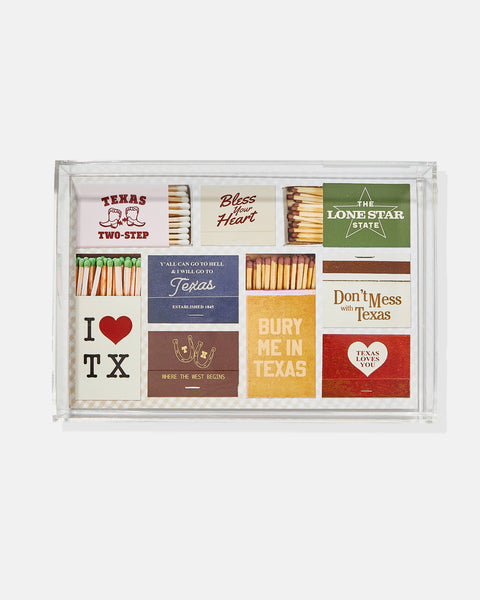 Texas Matchbook Small Tray