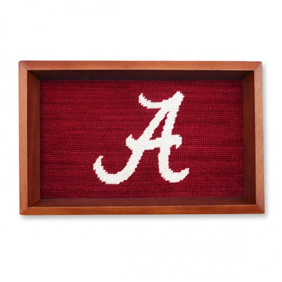 Alabama Needlepoint Valet Tray Alabama Needlepoint Valet Tray
