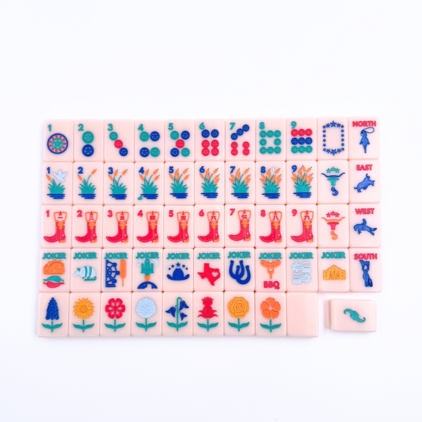 The Texas Series Mahjong Tiles