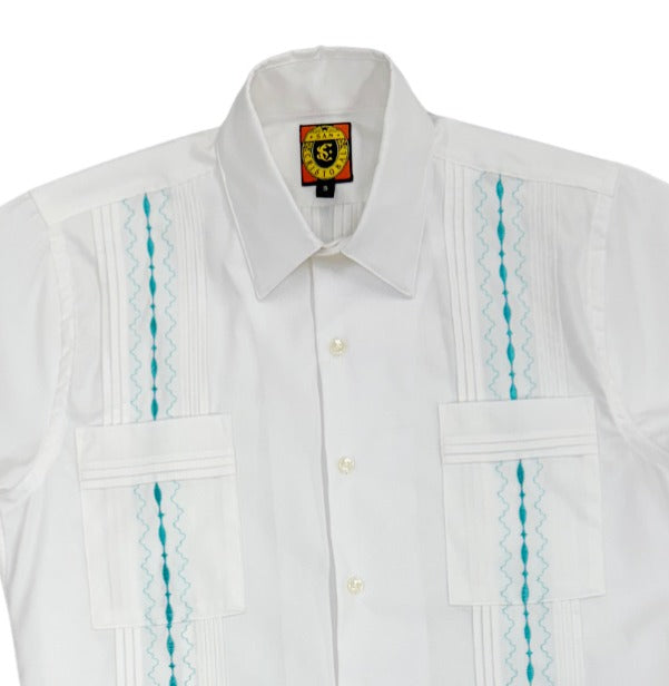 Havana Classic Guayabera - Turquoise Havana Classic Guayabera - Turquoise