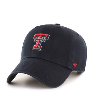 Texas Tech Red Raiders Black '47 Clean Up Hat