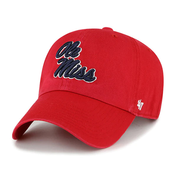 Mississippi Rebels Red 47 Clean Up Hat