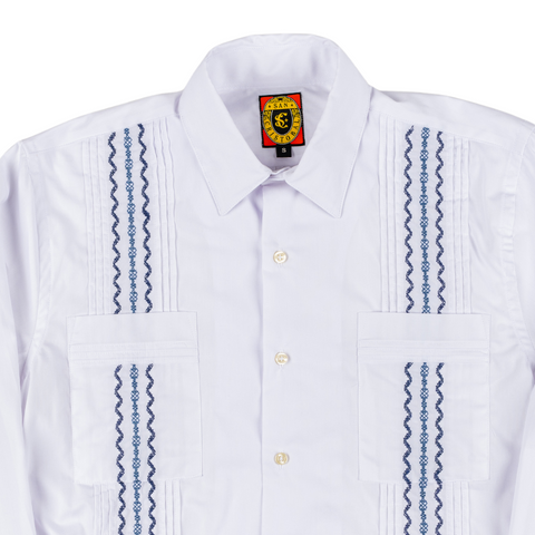 Dictator Guayabera - White Woven