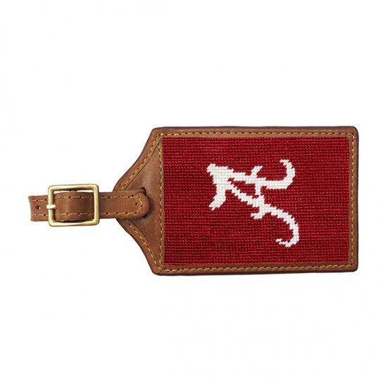 Alabama Needlepoint Luggage Tag Alabama Needlepoint Luggage Tag