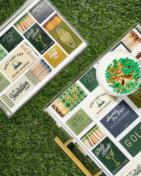 Golf Matchbook Large Tray