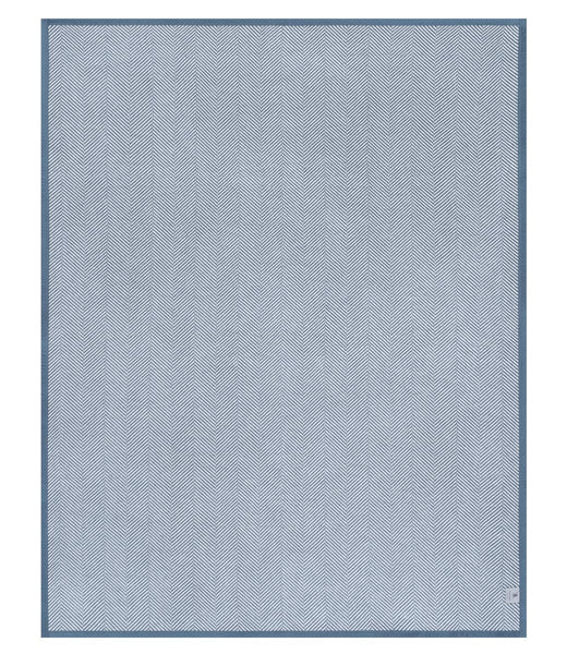 Harborview Herringbone Cornflower Blanket