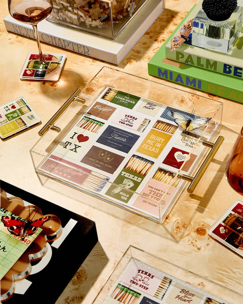 Texas Matchbook Large Tray