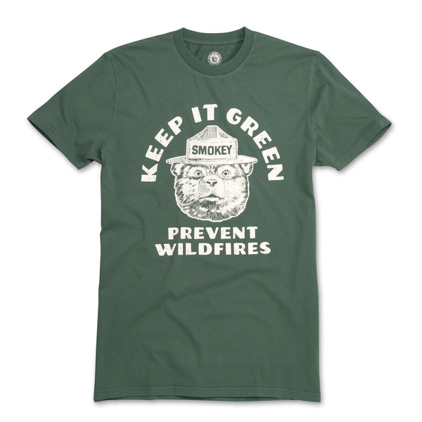 Smokey Bear RL T-Shirt - Green