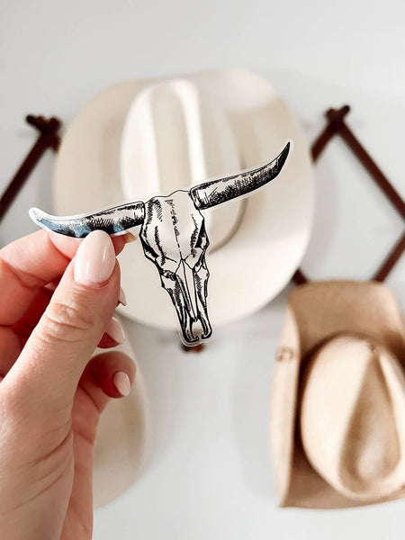 Longhorn Vinyl Sticker
