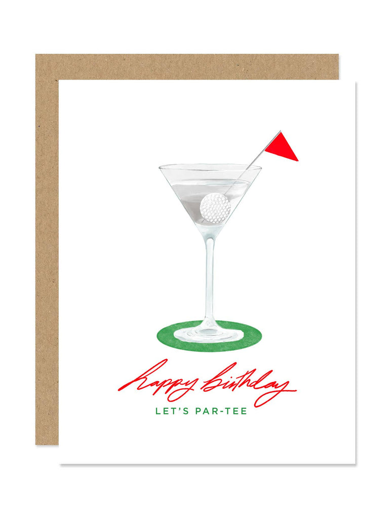 Golf Par-Tee Birthday Card Golf Par-Tee Birthday Card