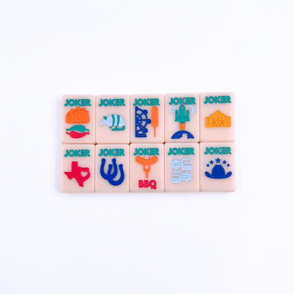 The Texas Series Mahjong Tiles