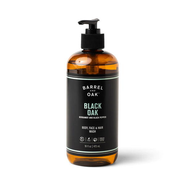 Hair, Face, and Body All-In-One Wash - Black Oak