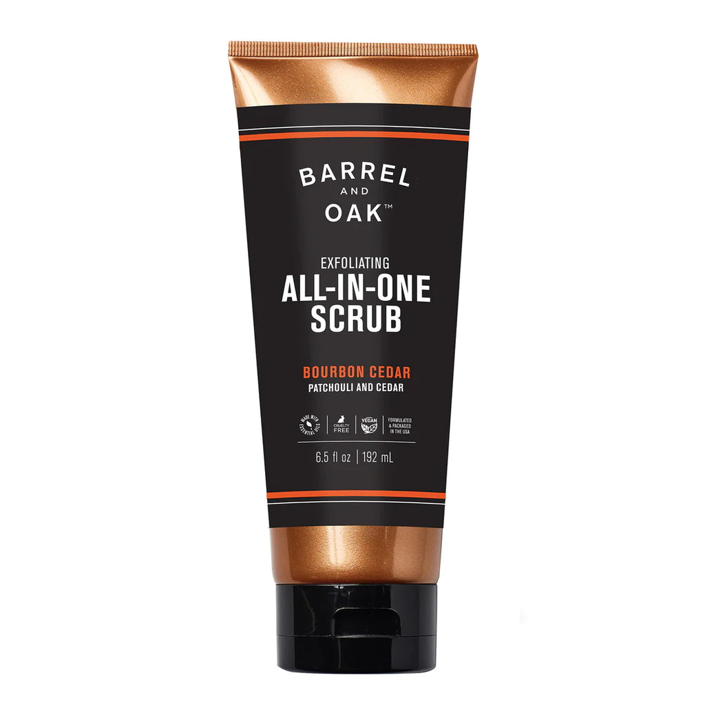 Exfoliating All-In-One Scrub - Bourbon Cedar