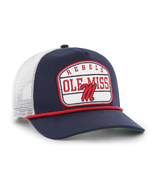 Ole Miss Rebels Patch Trucker '47 Hat - Navy