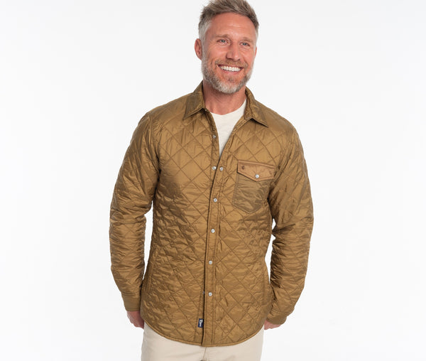 Quilted Shacket - Fool's Gold