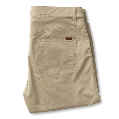 Shoreline Twill 5 Pocket Pant - Khaki