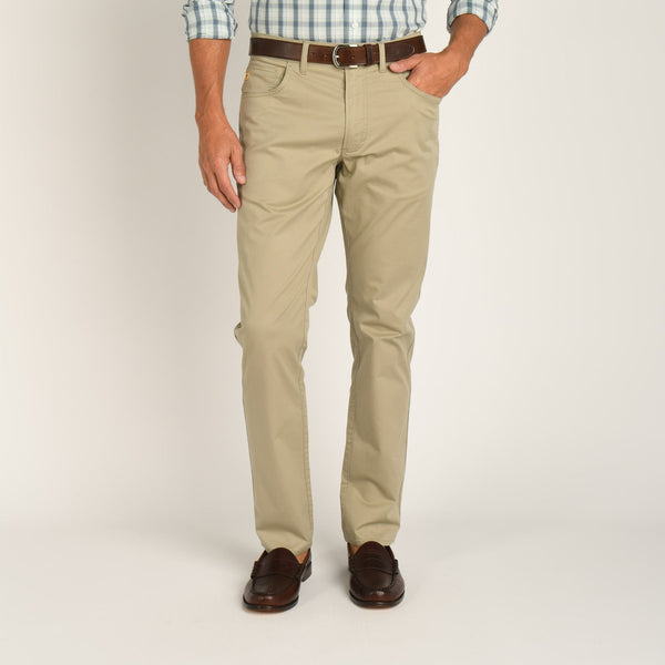 Shoreline Twill 5 Pocket Pant - Khaki