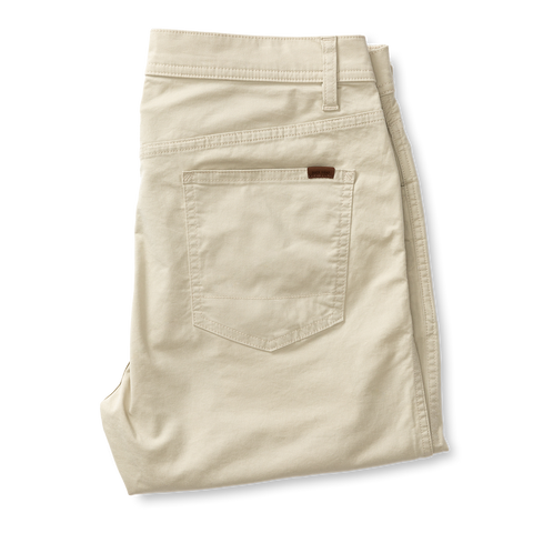 Shoreline Twill 5 Pocket Pant - Stone