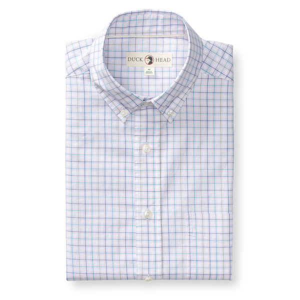 Ashland Plaid Cotton Twill Sport Shirt - Pale Pink