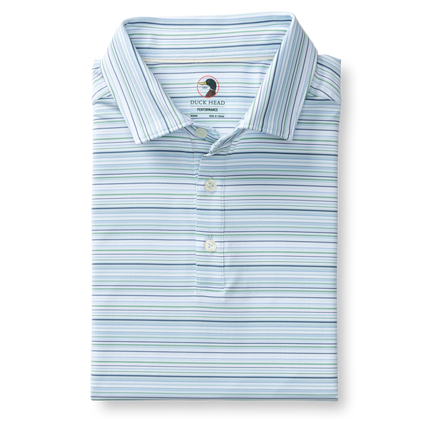 Neil Long Drive Performance Polo - Serenity Blue