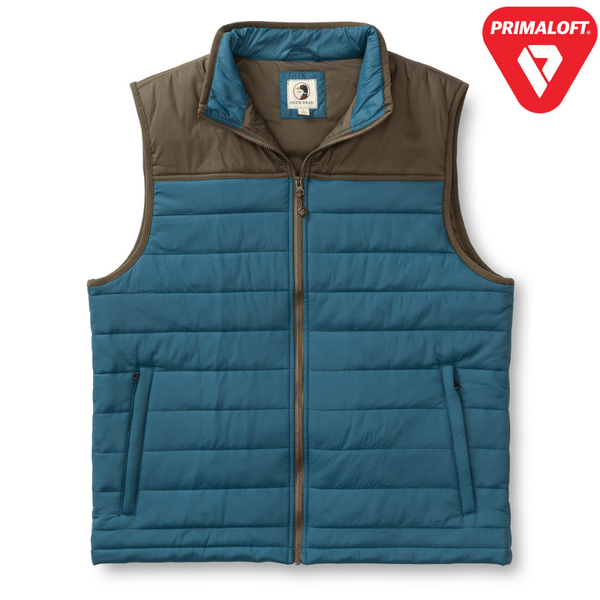 Ridgeland Performance Quilted Vest - Teal Blue