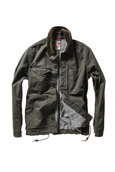 Pile-Lined Chore Coat - Forest Canvas