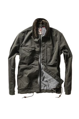 Pile-Lined Chore Coat - Forest Canvas