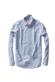 Huron Blues Shirt - White/Navy Oxford Grid