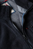 Sheared Fleece Half-Zip - Dk Navy