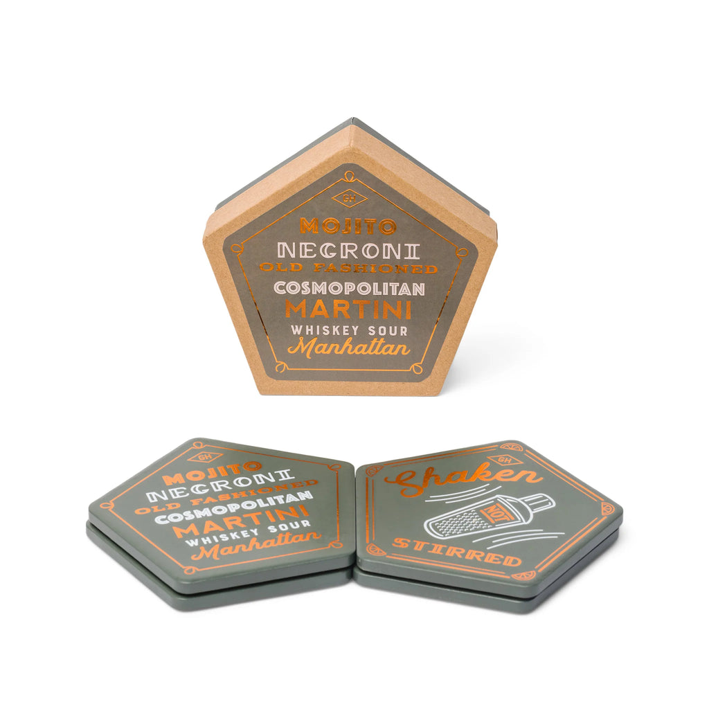 Cocktail Coasters - Set of 4 Cocktail Coasters - Set of 4