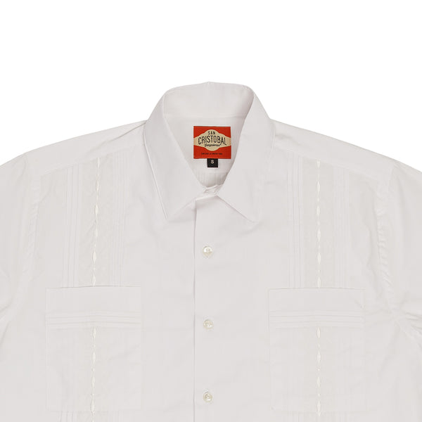 Havana Tailored Classic Guayabera - White