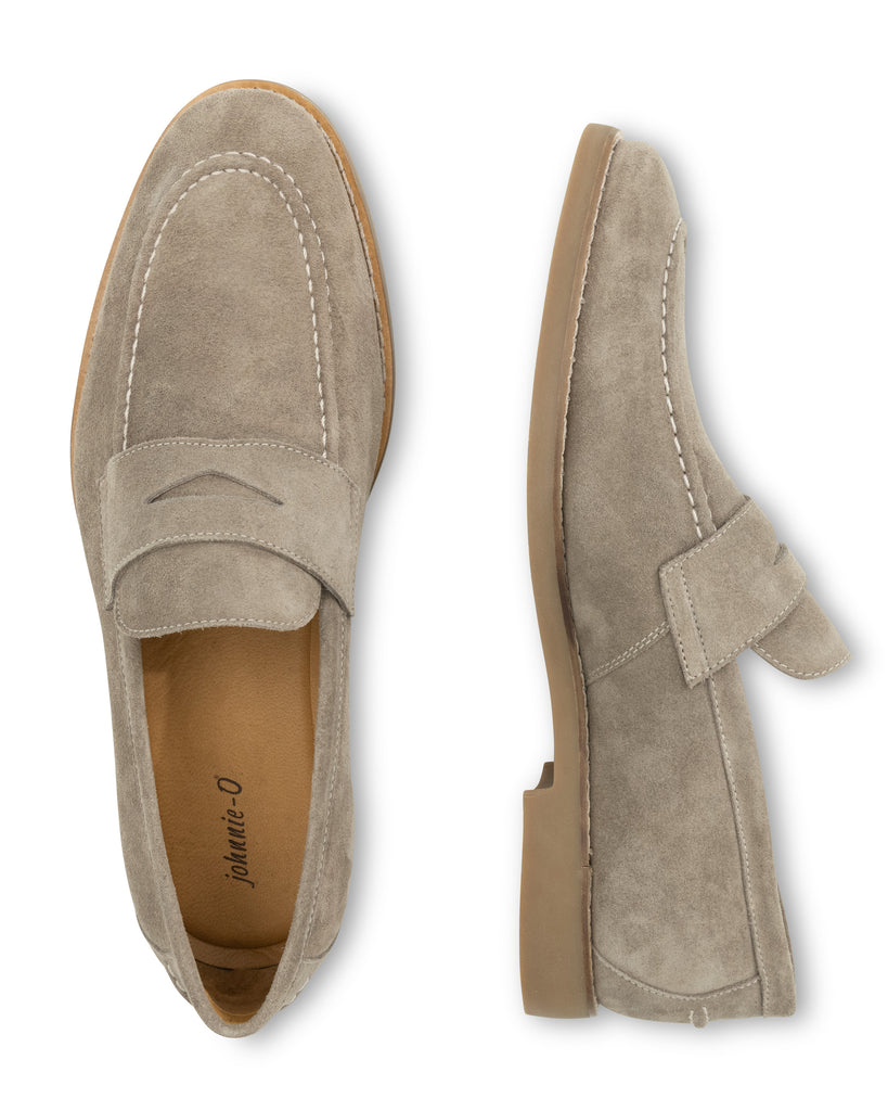 J-Flex Penny Suede Loafers - Stone J-Flex Penny Suede Loafers - Stone