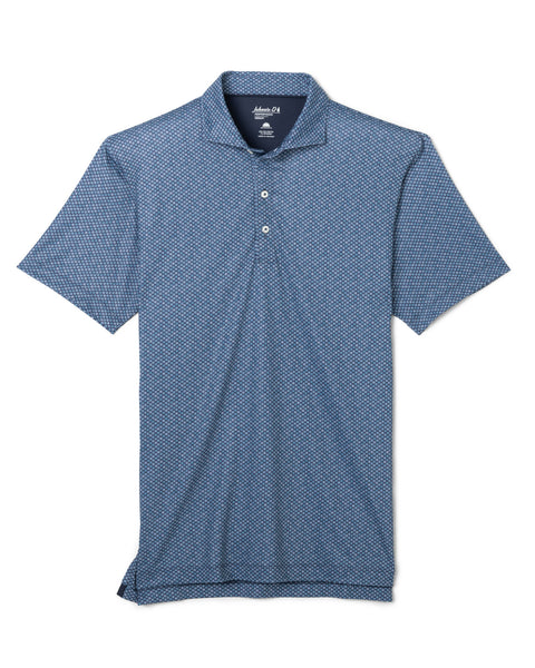 Pip Floral Performance Polo - Navy