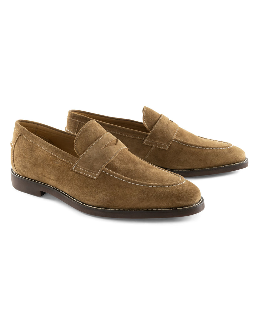 J-Flex Penny Suede Loafers - Whiskey J-Flex Penny Suede Loafers - Whiskey
