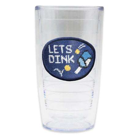 Let's Dink Needlepoint Tervis Tumbler Let