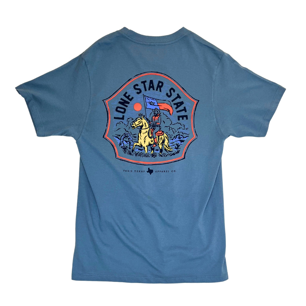 Lone Star Badge Pocket T-Shirt - Slate Lone Star Badge Pocket T-Shirt - Slate