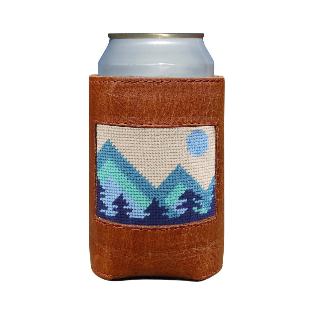 Mod Mountain Needlepoint Can Cooler Mod Mountain Needlepoint Can Cooler