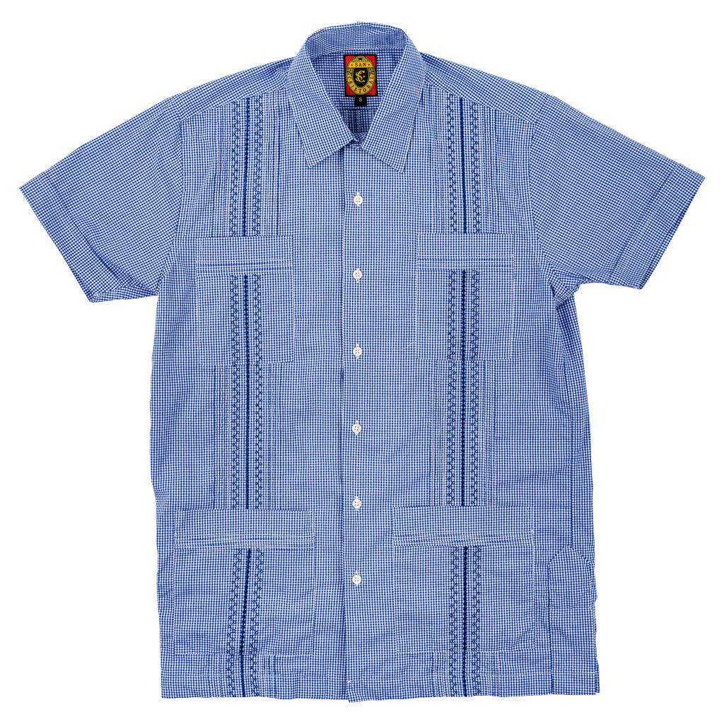 Monterey Classic Guayabera - Royal / Navy Monterey Classic Guayabera - Royal / Navy