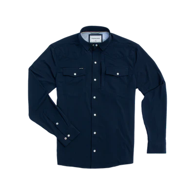 The Pacifico Western Long Sleeve - Navy