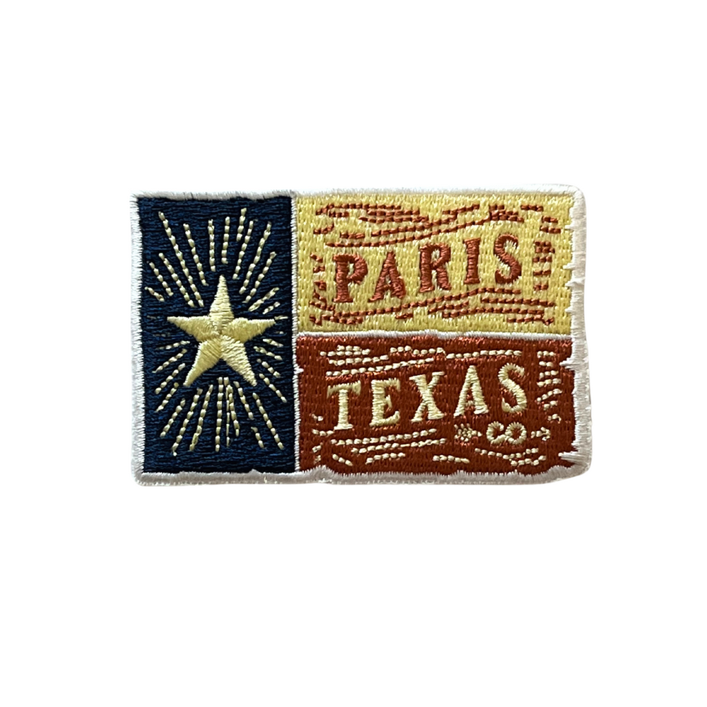 Paris Texas Flag Patch Paris Texas Flag Patch