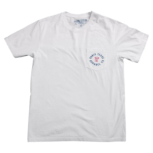 Gulf Coast Bronco Pocket T-Shirt - White