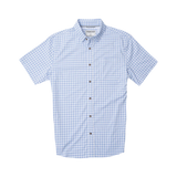 The Blue Runner Ultra-Lite Short Sleeve - Blue and White