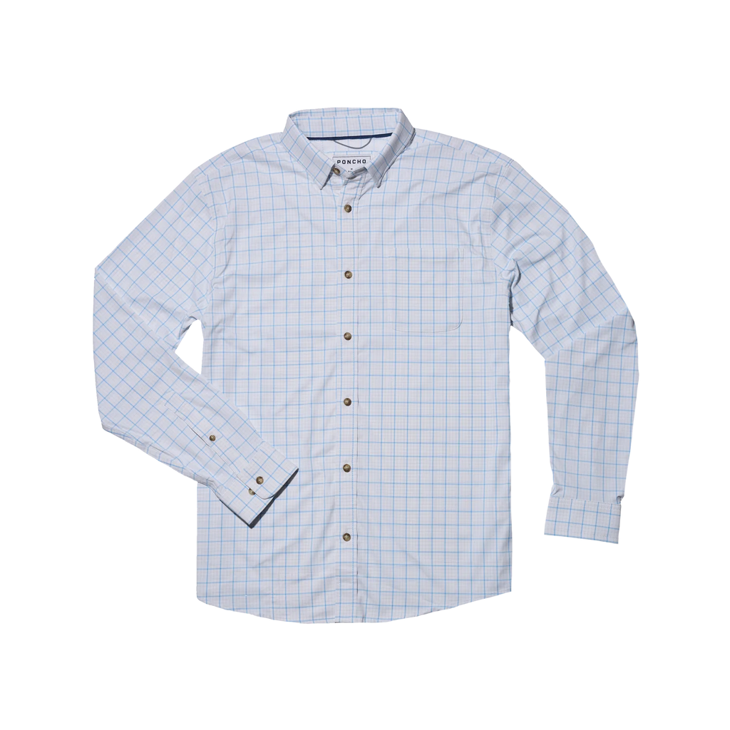 The Panga Ultra-Lite Long Sleeve - Summer Blue Plaid The Panga Ultra-Lite Long Sleeve - Summer Blue Plaid