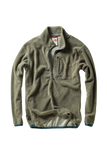 Sheared Fleece Half-Zip - Olive Fade