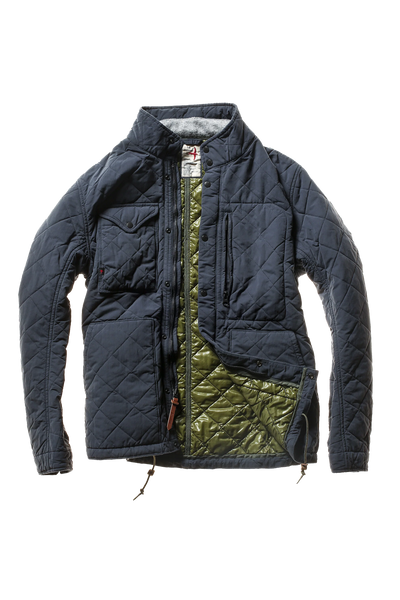Quilted Tanker - Navy