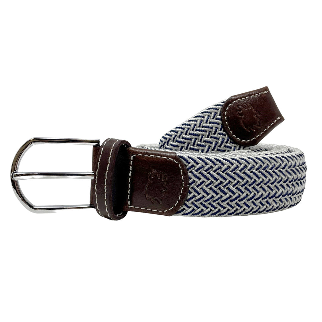 The Riviera Two Toned Woven Stretch Belt The Riviera Two Toned Woven Stretch Belt