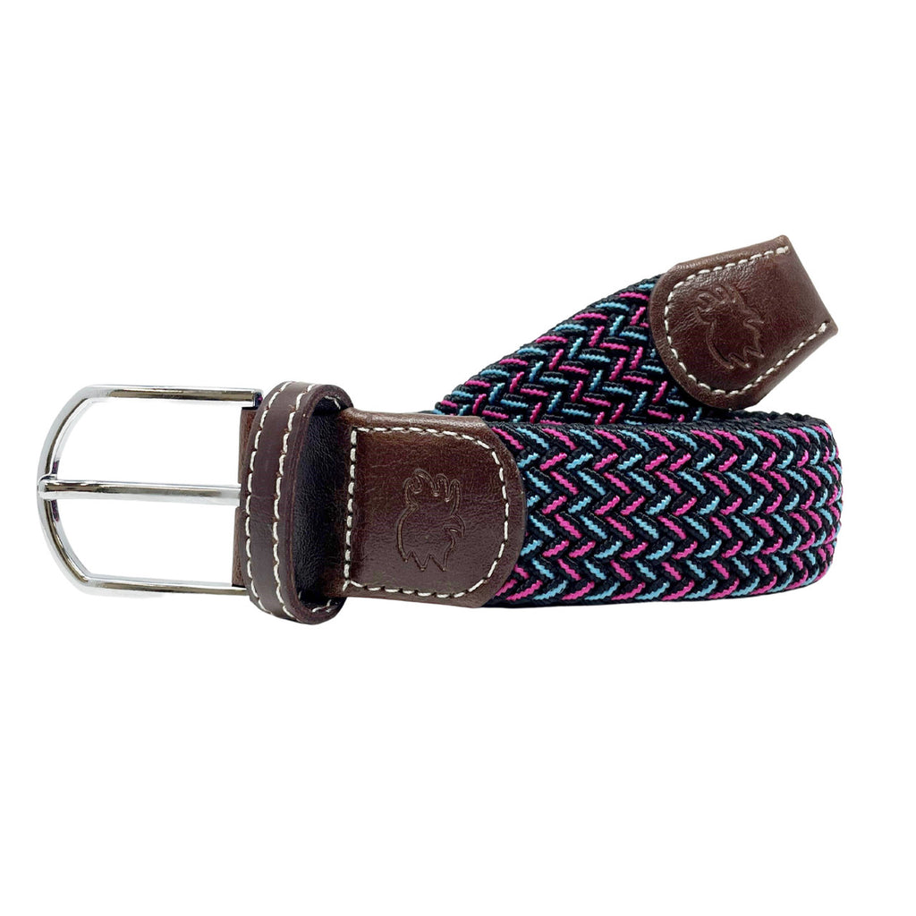 The Vice Two Toned  Woven Stretch Belt The Vice Two Toned  Woven Stretch Belt