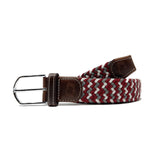 The Santa Fe Tri-Color Woven Stretch Belt