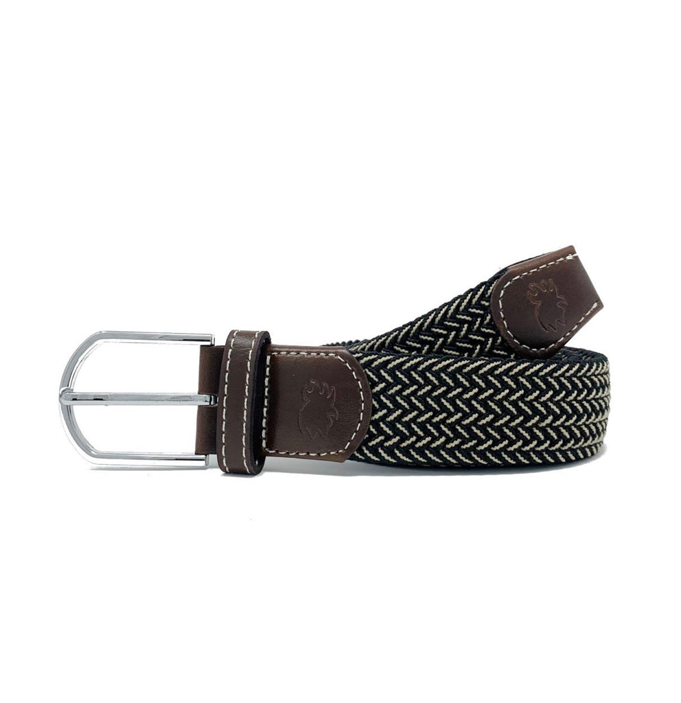 The Maui Two Toned Woven Stretch Belt The Maui Two Toned Woven Stretch Belt