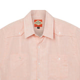 El Guapo Guayabera - Light Orange Linen